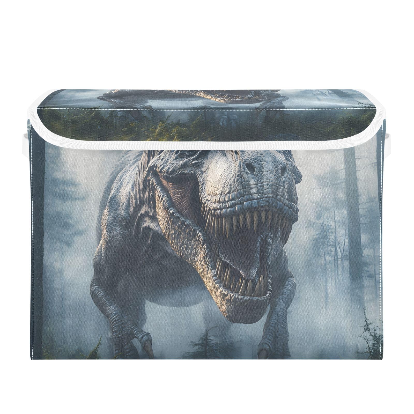 Boîte de rangement pliable dinosaure pour organiser les jouets du placard