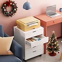 Vista 2 de DEVAISE - Cajonera móvil con 7 cajones para oficina y ropero