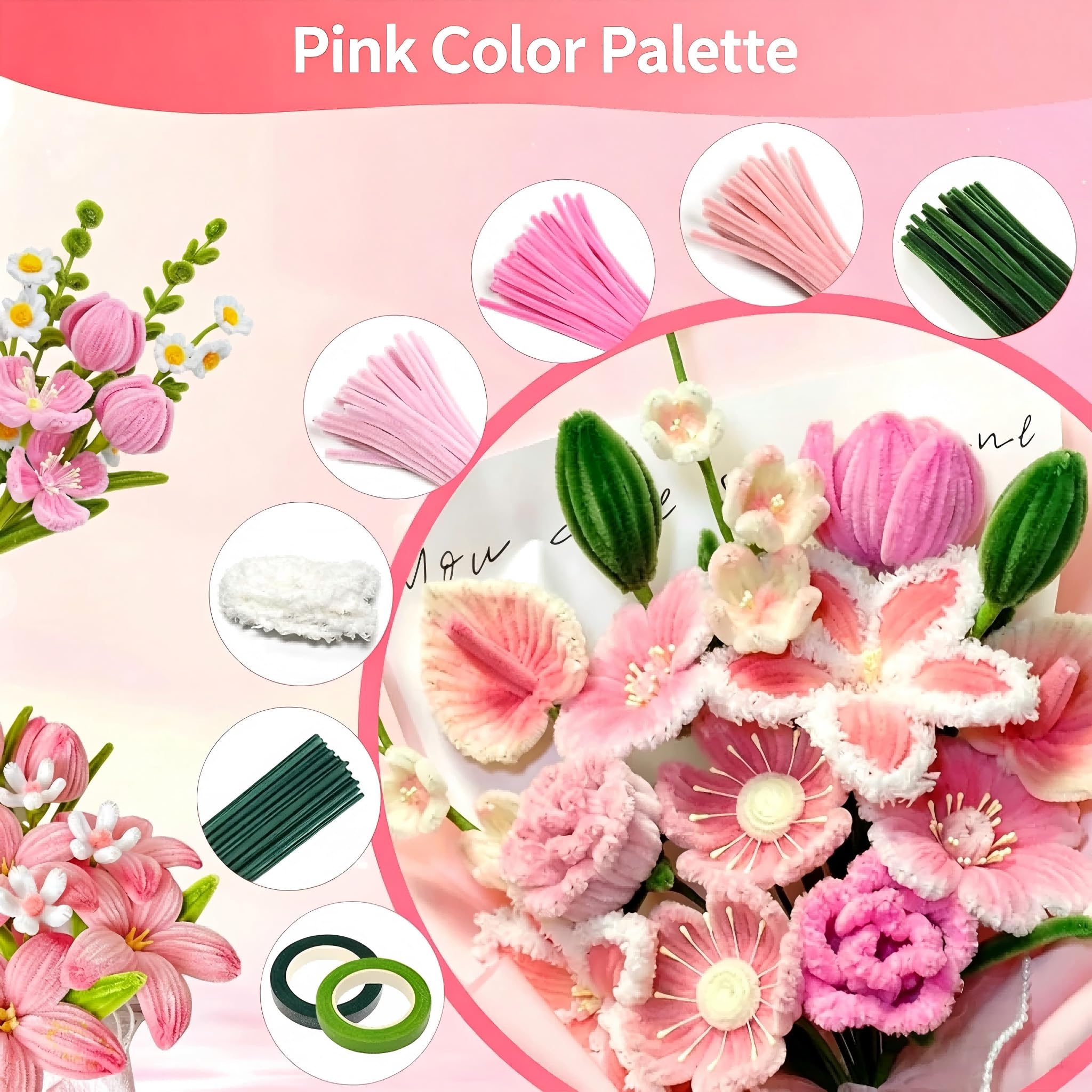 Scovolini Bricolage Kit, 600 Pezzi 11 Colori