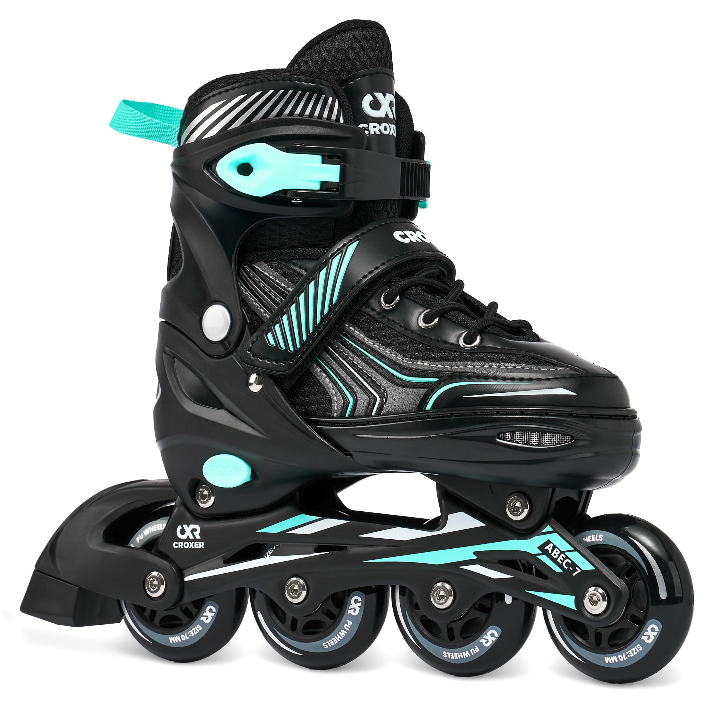 Patinaje en línea, Patines, triskate, 3 en 1 Croxer Optima tamaño Ajustable cambiable Hombre Mujer Convertible Adulto niño niña Patines
