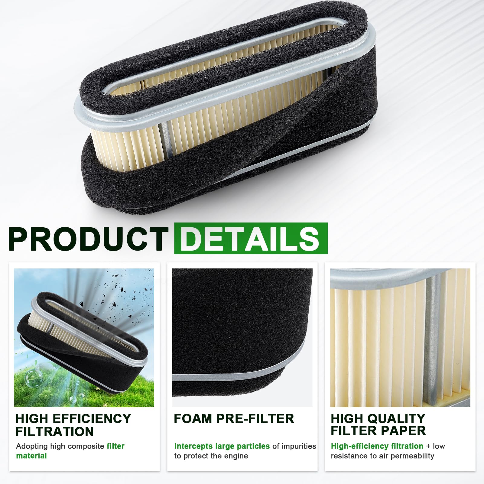 Amazon.com: LOCOPOW 11013-2021 FB460 Air Filter 11013-2020