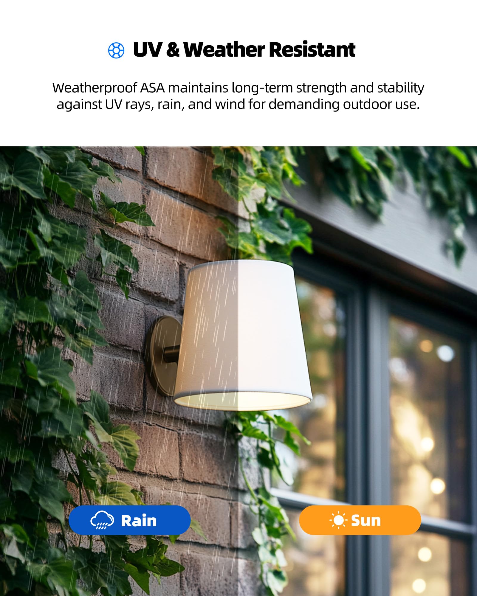 Inslogic ASA Filament Pęczek 1,75 mm, 4 kg, do drukarek 3D, odporny na UV i warunki atmosferyczne, wysoka wytrzymałość i odporność na ciepło, gładki druk, Czarny+Czerwony+Niebieski+Zielony
