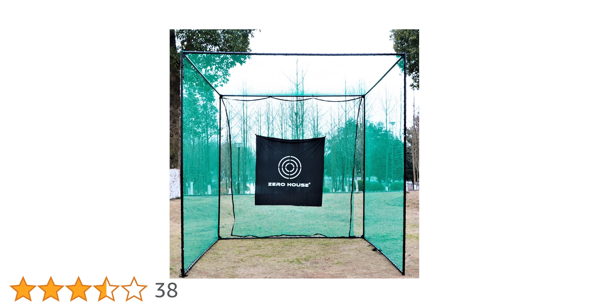 ZERO HOUSE バッティングネット 3m x 3m ゴルフ・野球練習用 楽天市場】【テレビ出演商品】ゴルフ練習ネット 大型 ゴルフ練習