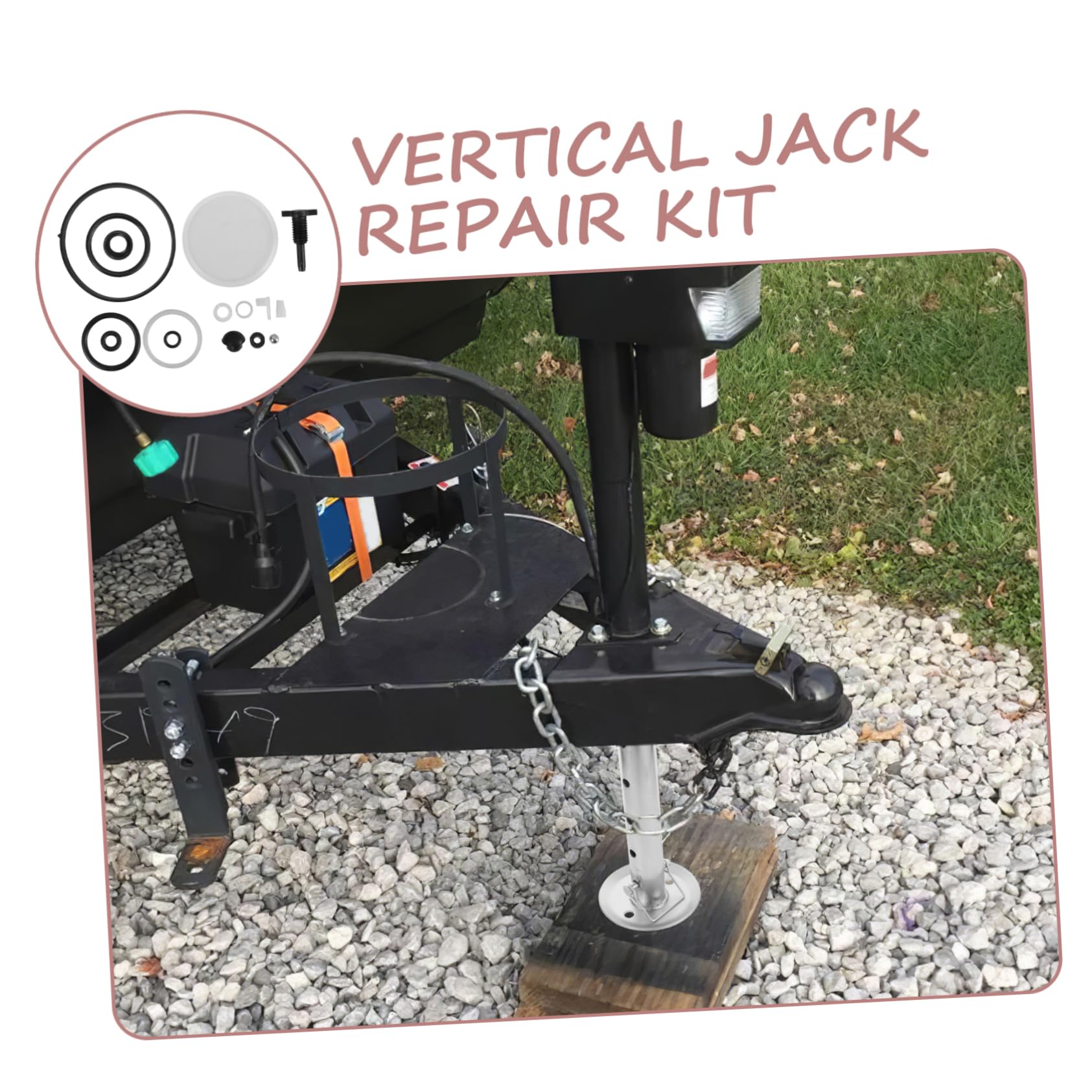 KICHOUSE Jack Repair Kit 1 Set Jack Seal Ring Replacement Fit for Maintenance Tool Extend Lifespan