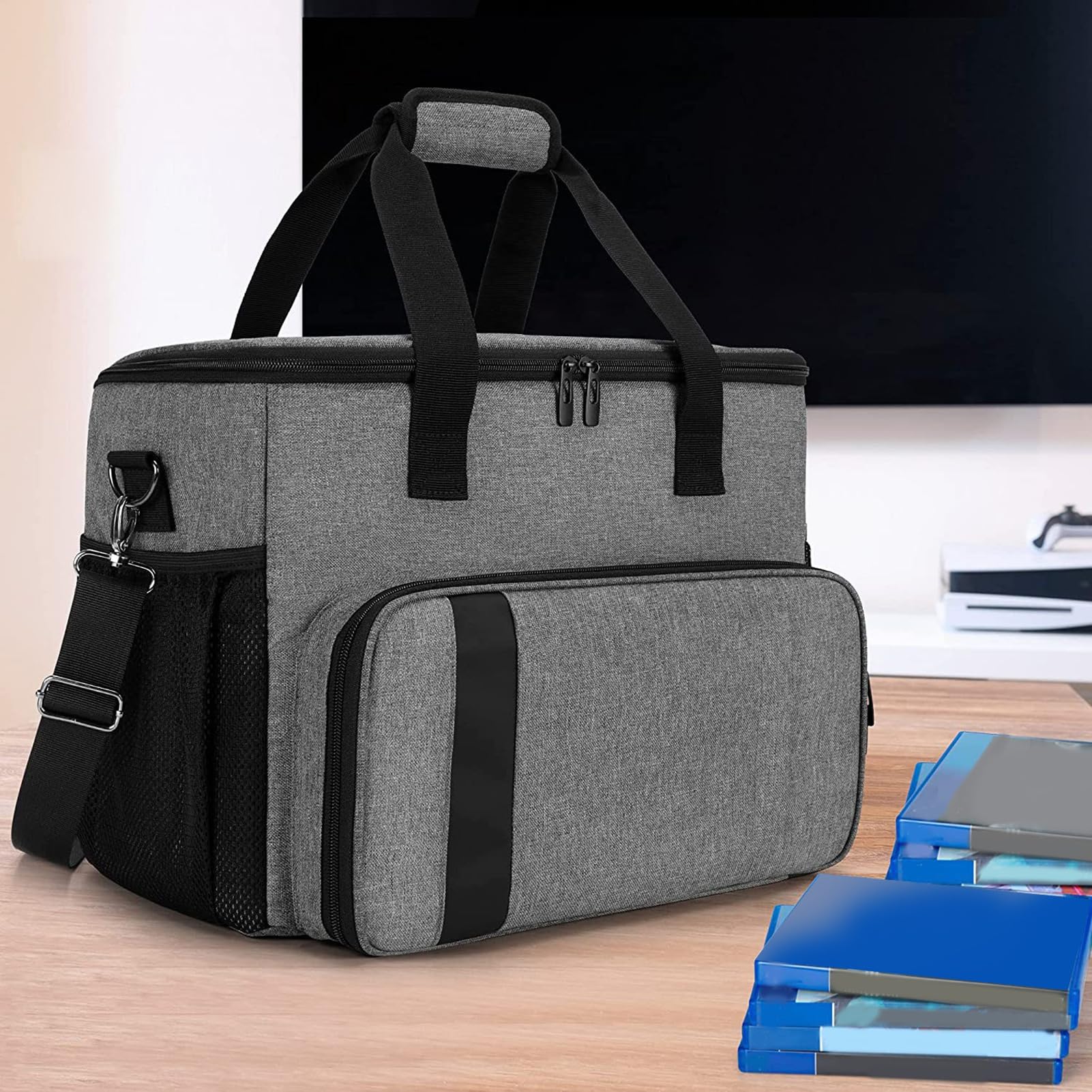 Duokon Borsa da Trasporto per Console di Gioco da Viaggio con Maniglia e Tracolla