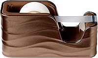 Vista 2 de Scotch - Dispensador de cinta adhesiva Wave, ideal para envolver regalos, incluye un rollo de cinta de 3/4 pulgadas x 350 pulgadas (C20-WAVE-MB)