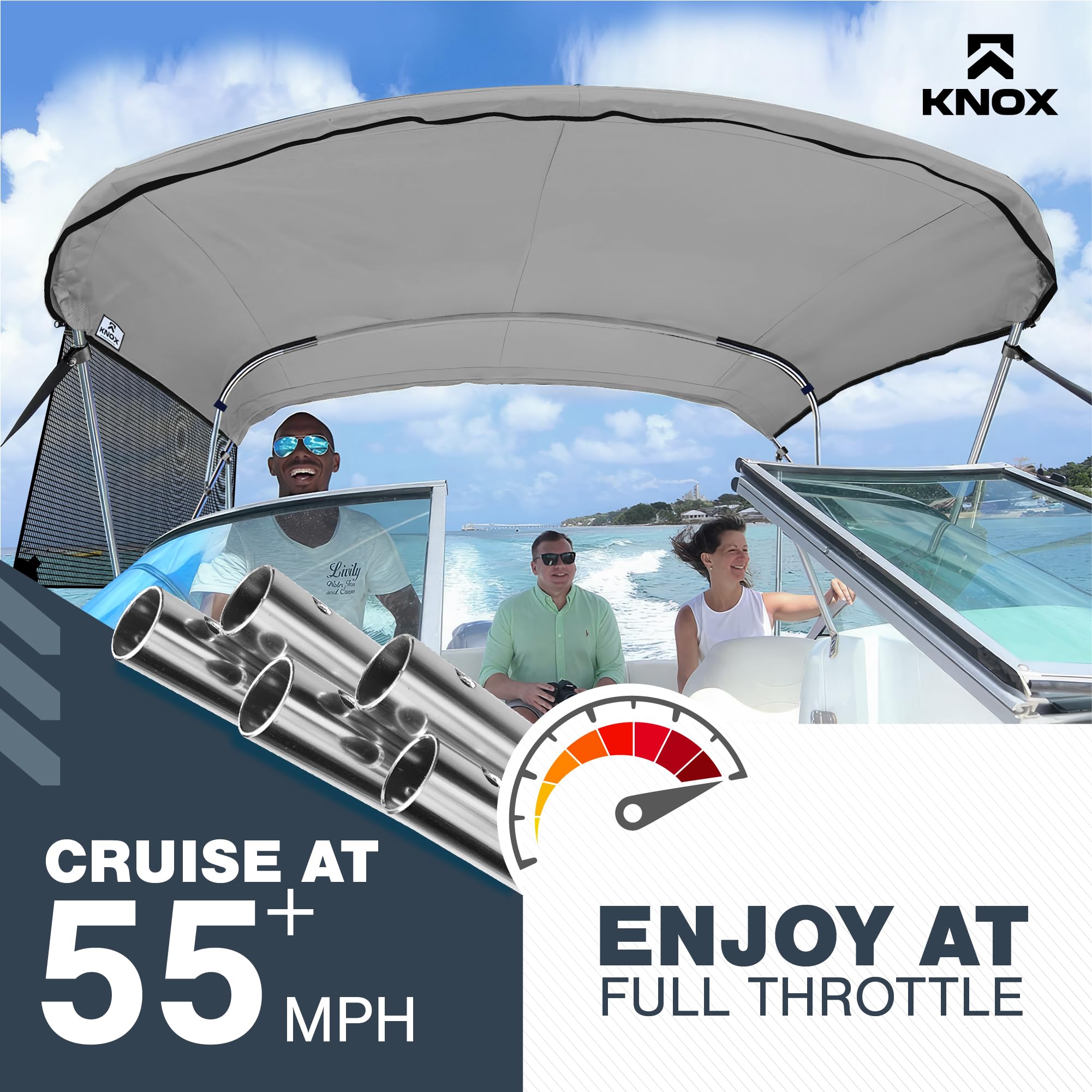 Boating Accessories New Bimini Top Slide Track Kit Carver Covers 62000 Length 24