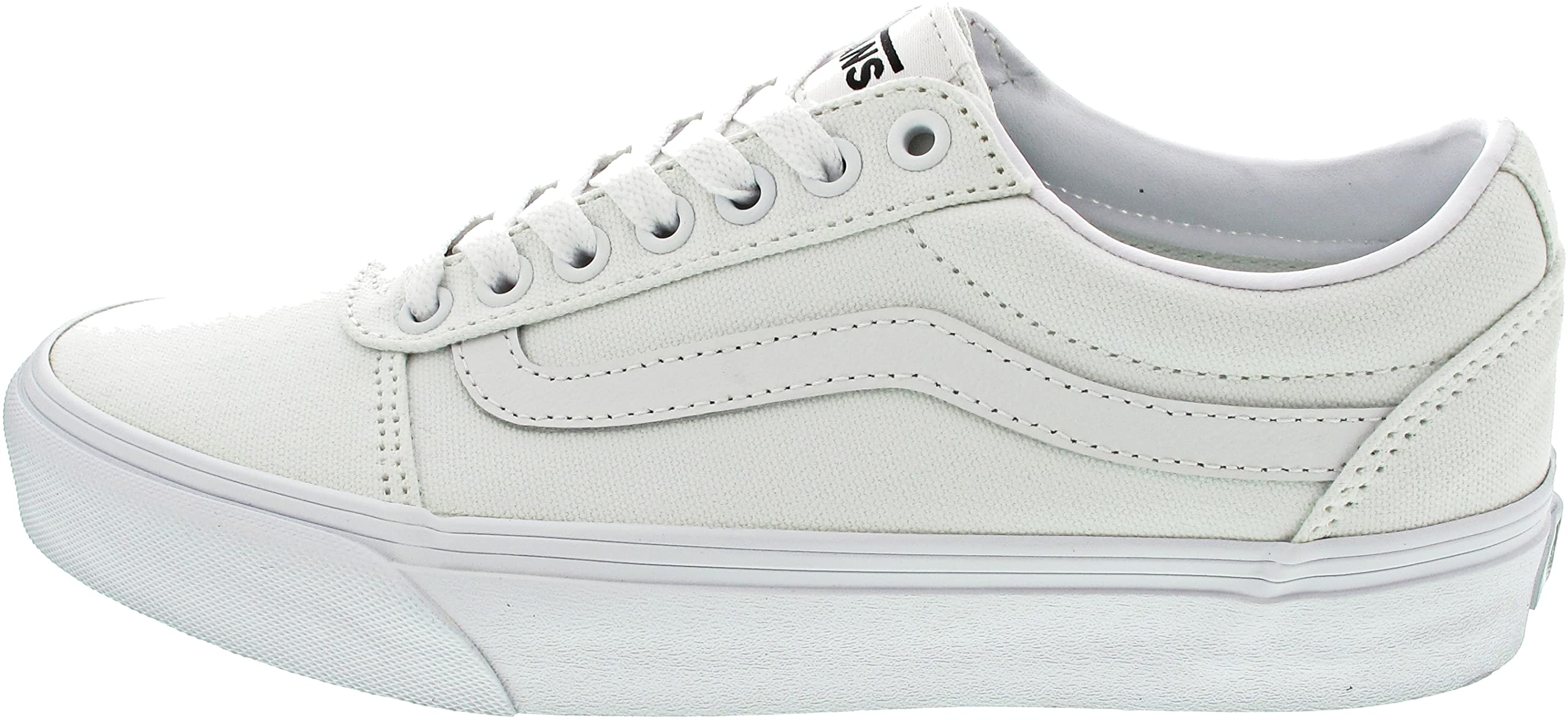 Vans Men's Ward Sneaker, Canvas White White, 8.5 UK