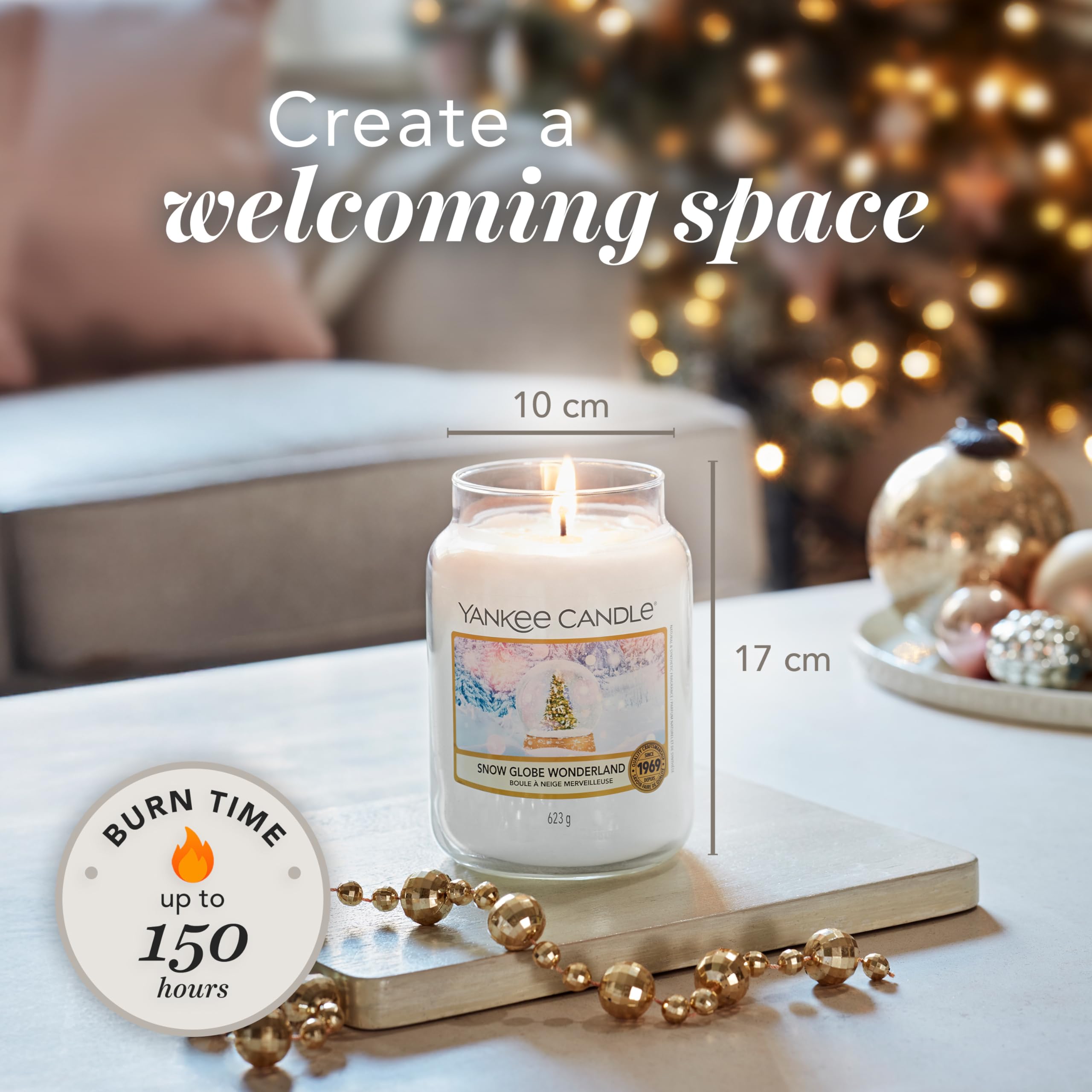 Amazon.com: Yankee Candle Scented Candle | Snow Globe Wonderland