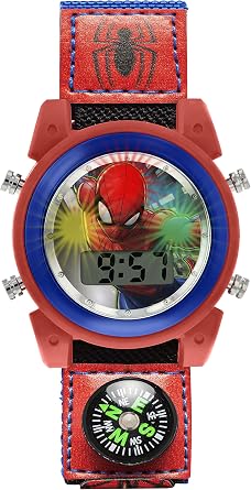 Spiderman Unisex Child Digital Watch, Digital Display and Textile Strap SPD4586
