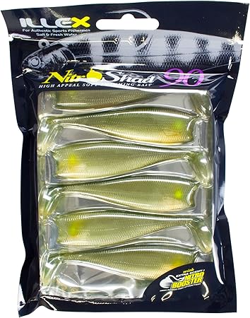 Illex Soft Bait Nitro Shad 90 6 Pieces Clear Ayu Amazon Co Uk Sports Outdoors