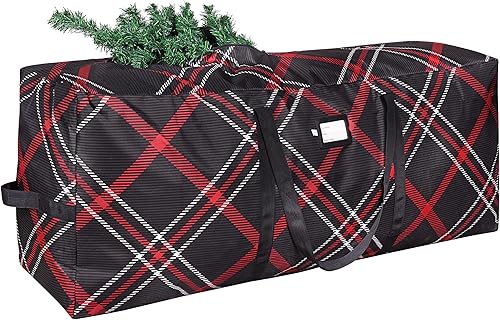 ProPik Bolsa de almacenamiento para árbol de Navidad, se adapta a árboles desmontados de hasta 9 pies de alto, 25 pulgadas de alto x 20 pulgadas de