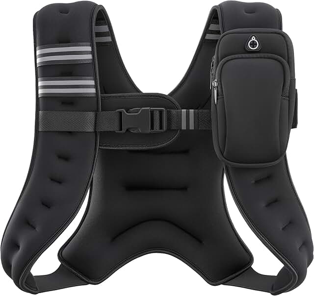 ZELUS Weighted Vest (6–30 lb, Reflective)