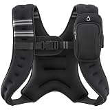 ZELUS Weighted Vest, 6lb/8lb/12lb/16lb/20lb/25lb/30lb Weight Vest with...