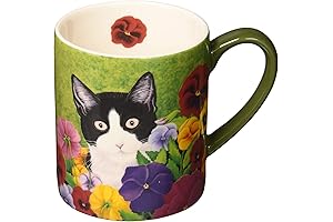 Tuxedo Cat with Red Bow Tie Mug