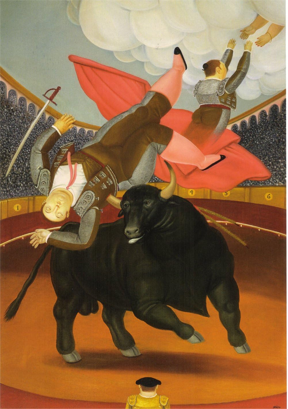 Get Custom Art Fernando Botero - The Death of Luis Chalet, Poster Art Wall Decor - Size 18x24 Inches