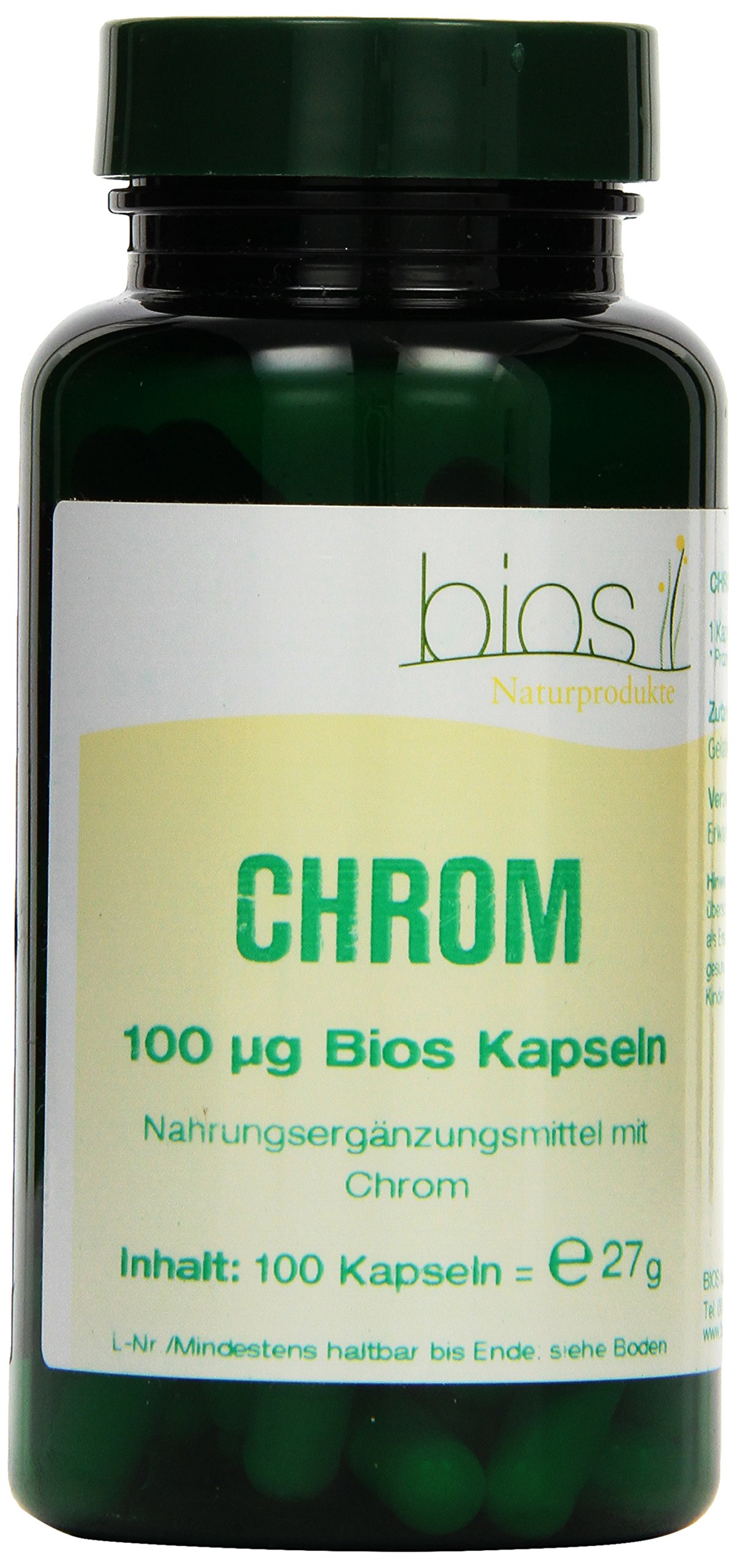 Bios Chrom 100 µg, 100 Kapseln, 1er Pack (1 x 27 g)