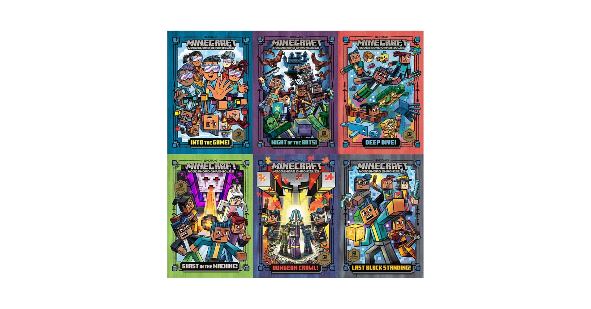 Minecraft Woodsword Chronicles Series 6 Books Set: Nick