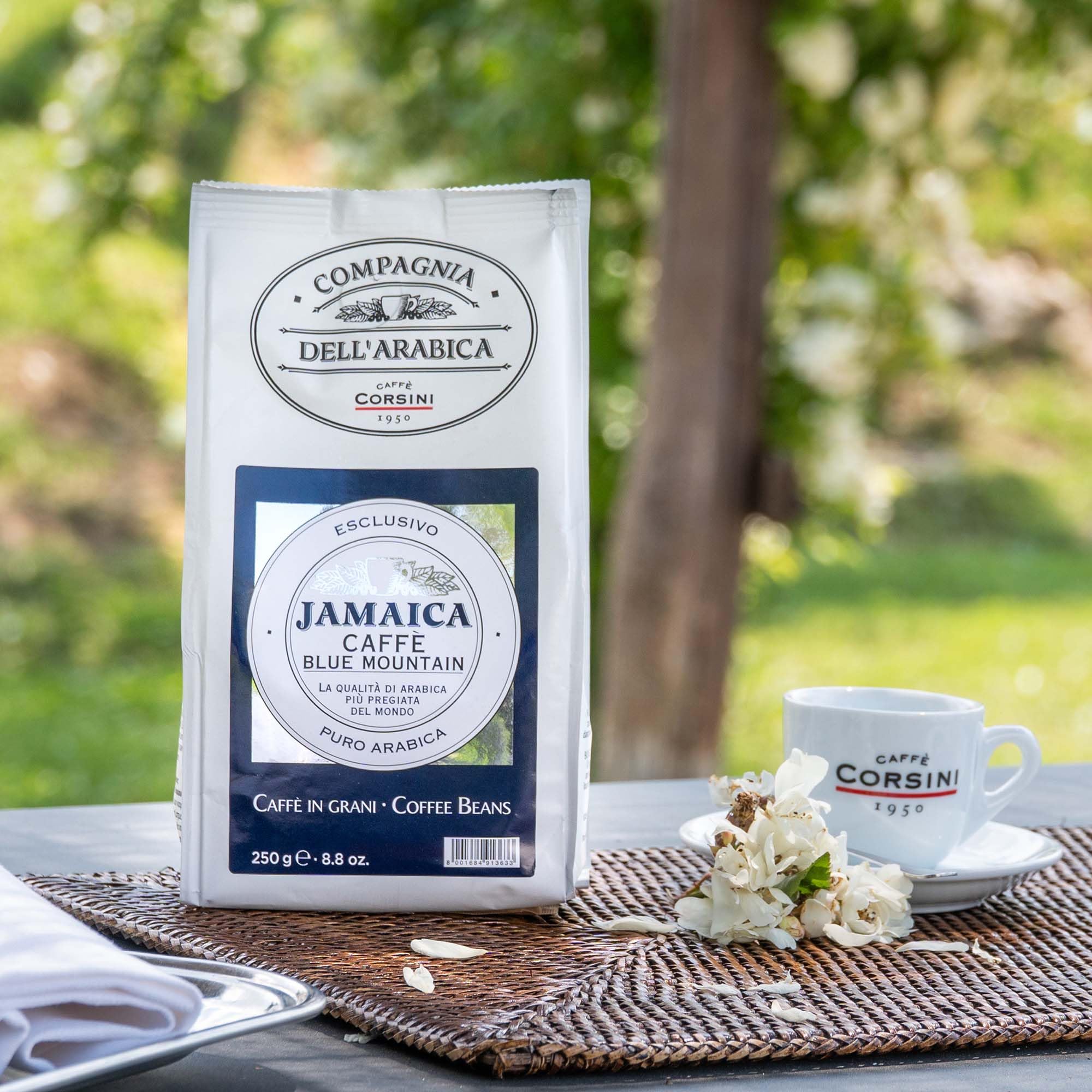 Caffè Corsini - ziarna kawy Blue Mountain Jamajka, 250 g, Single Origin, intensywne i owocowe