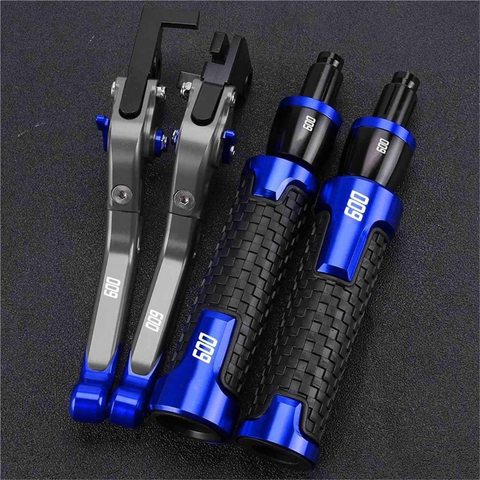 Tgvselpj Blue 3 Motorcycle Part Motorcycle Handle Bar Extendable Folding Brake Clutch Lever Handlebar For H-Onda Cbr600f Cbr 600F Cbr600 F 1991-2007(Blue 3)