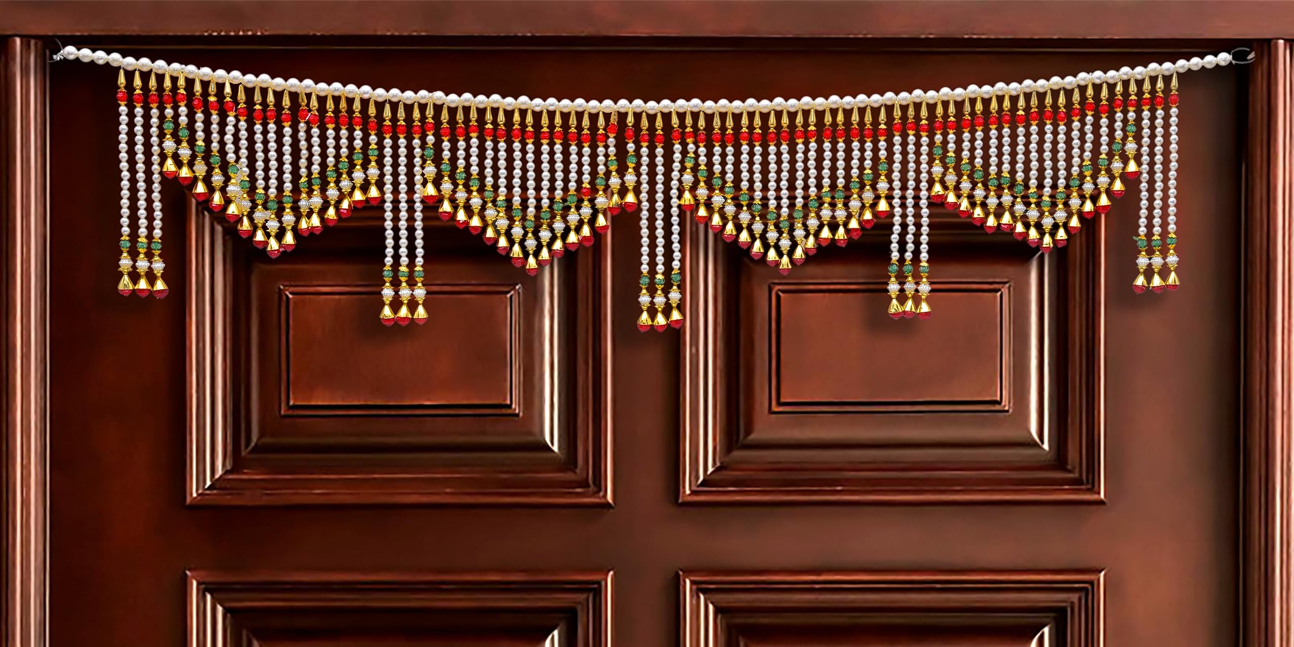 Plastic Beads Traditional Handmade Door Hanging/Bandarwal for Door, Traditional Bandarwal Set for Door (Design - 1, 37 Inches) (B0CFHKF7XR) Amazon Price History, Amazon Price Tracker