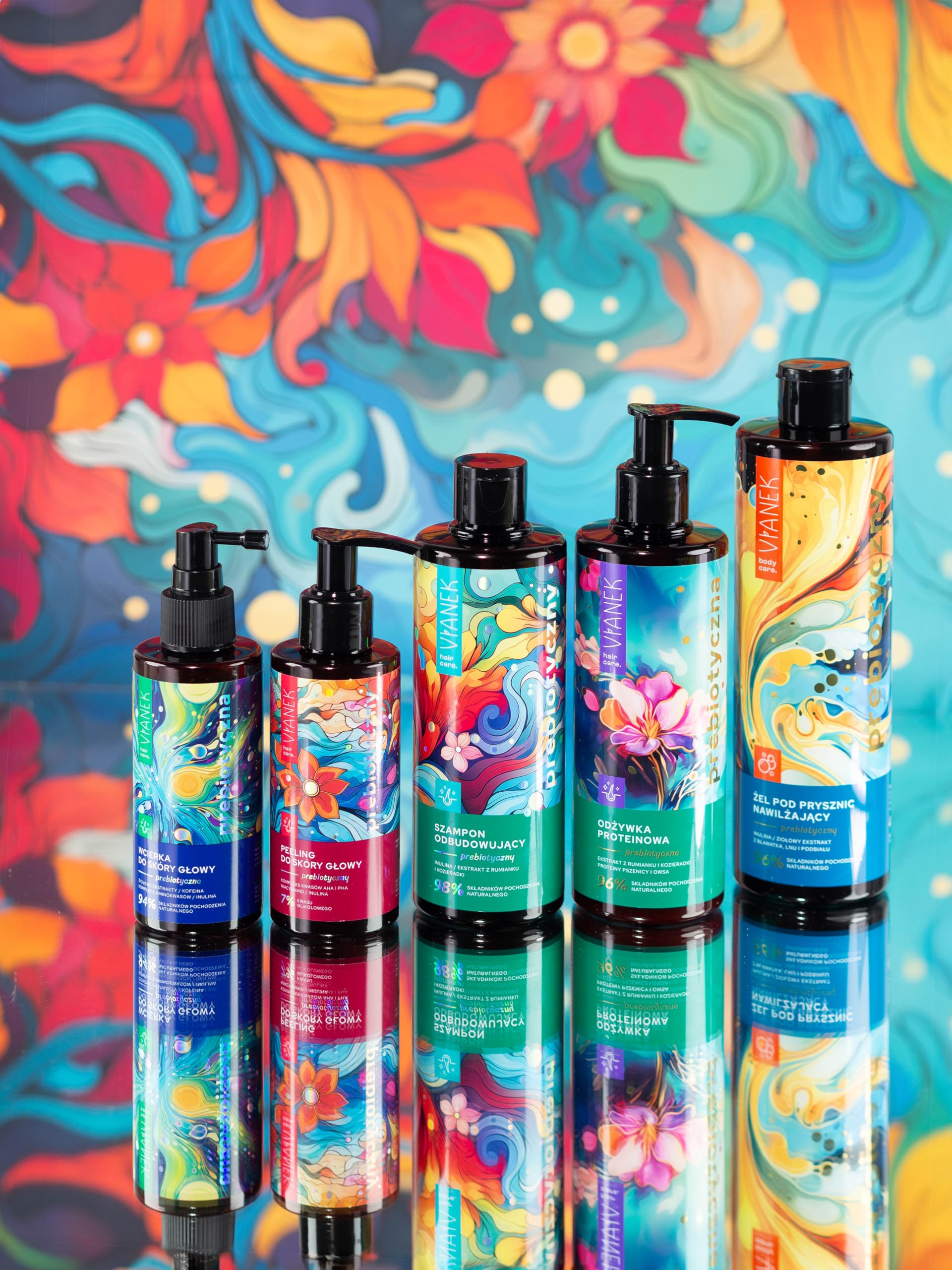 VIANEK Prebiotyczny peeling do skóry głowy 150 ml – wegański, złuszczający, nawilżający, z kwasami AHA i PHA, do wszystkich rodzajów skóry