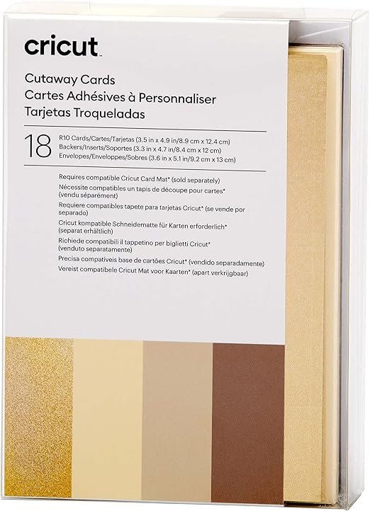 Cricut Cutaway Cards R10, Intricately Design Birthday Cards