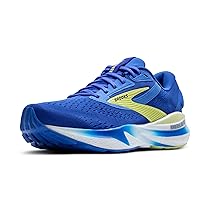 Brooks Adrenaline GTS 24 Scarpe da Corsa Scarpa Stabile Uomini Blu – Cobalt, Neo Yellow, Peacoat 42,5
