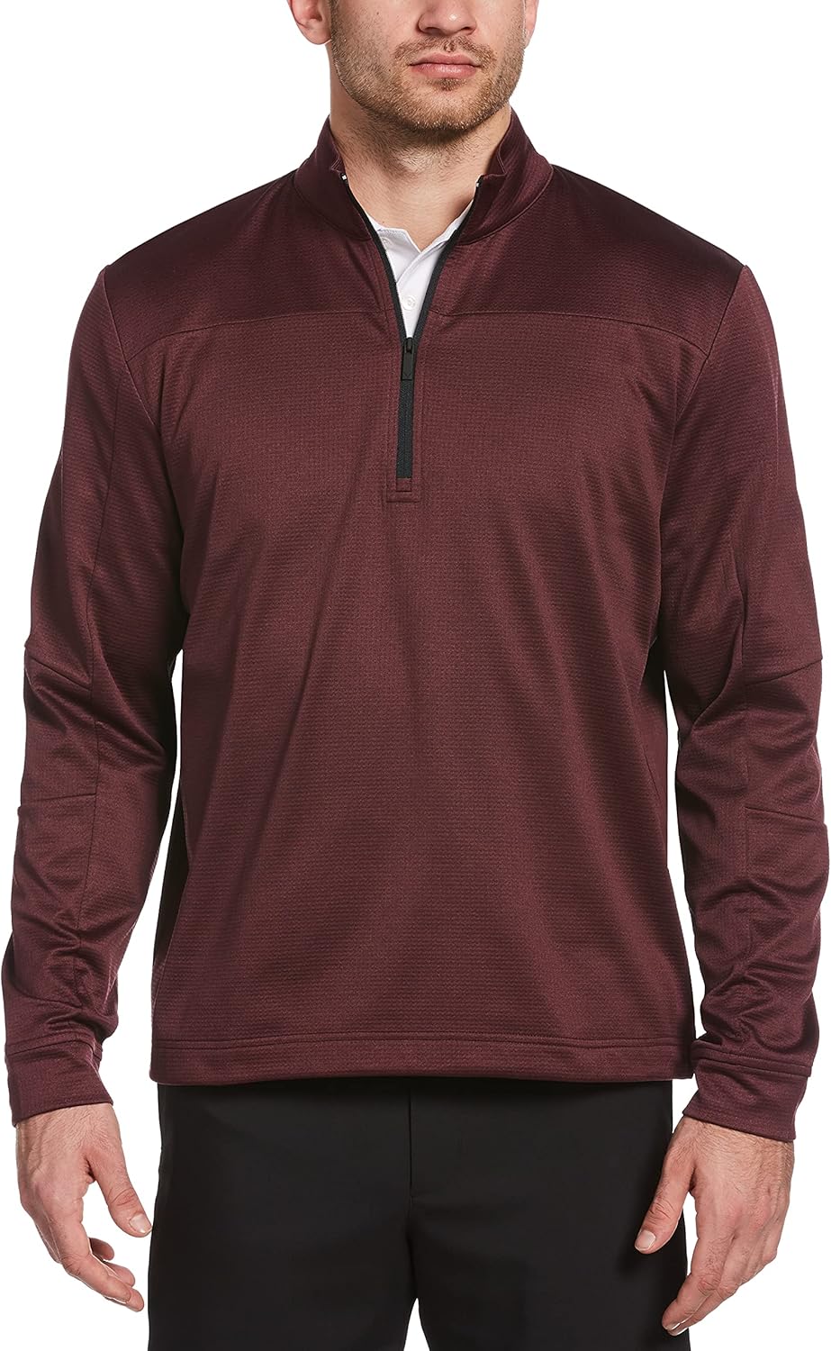 Callaway Men's Weather Series Thermal Fleece 1/4 Zip Golf Pullover with Sun Protection : Sports & Outdoors