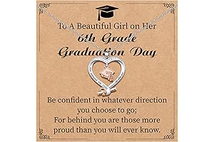 Graduation Necklace for Elementary Girls Women