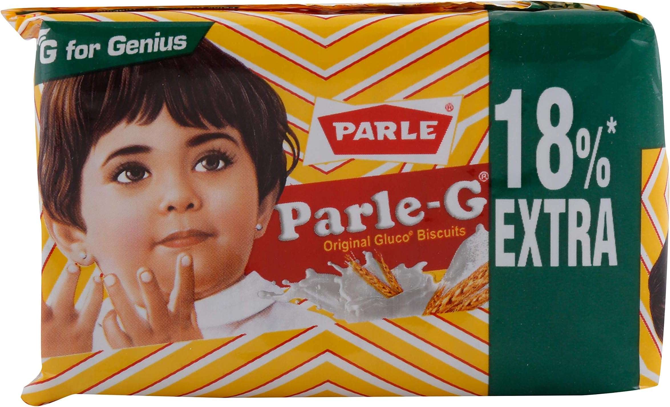 Parle G Glucose Biscuit,50 Gram-Wheat Flour,Sugar,Rbd Palm Oil,Invert Syrup,Leavening (Ammonium Bicarbonate,Sodium Bicarbonate),Salt,Skim Milk Powder,Artificial Vanilla Flavor