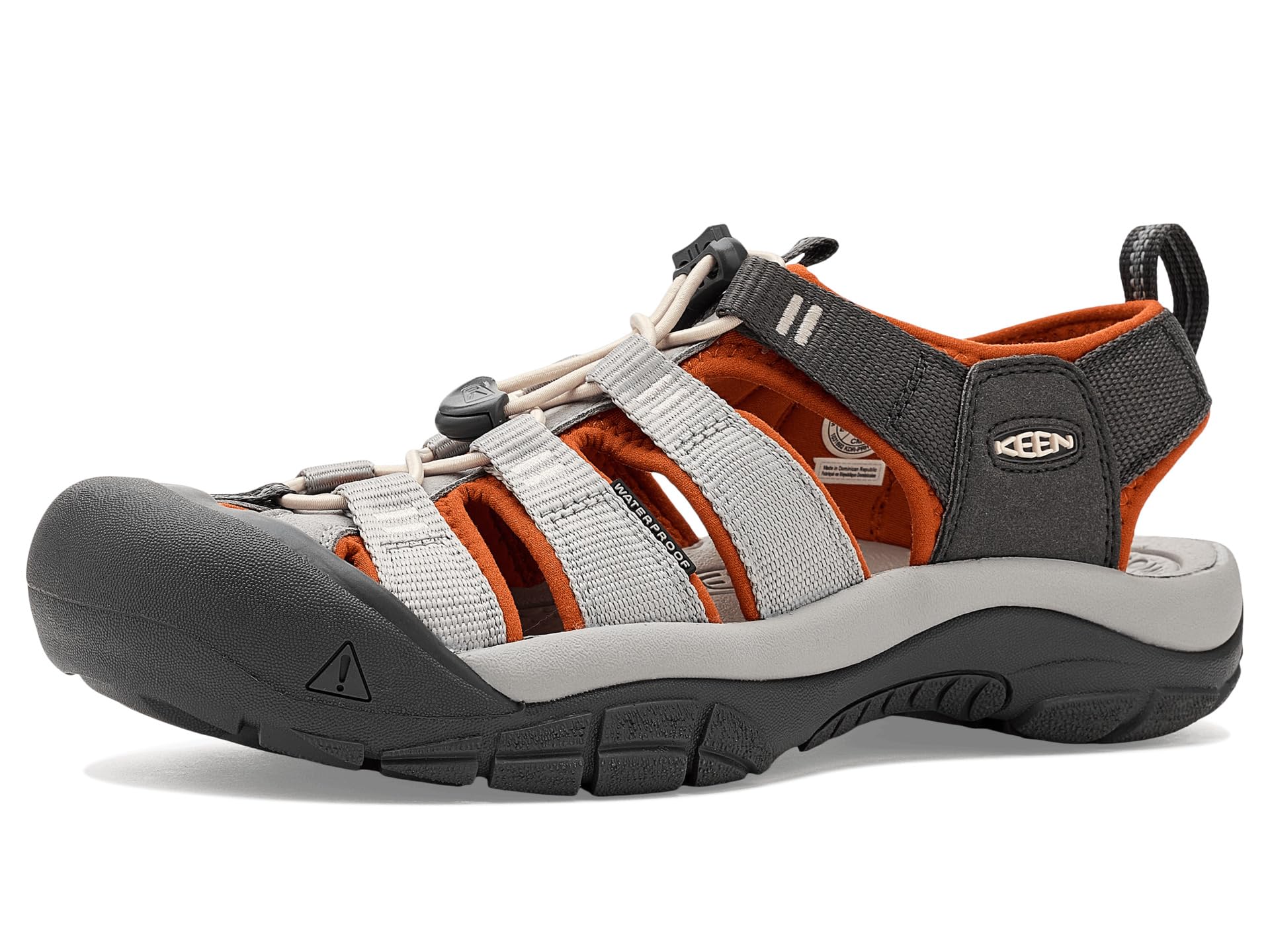 KEEN Men's Newport H2 Closed Toe Water Sandals, Tri-Block Alloy, 8