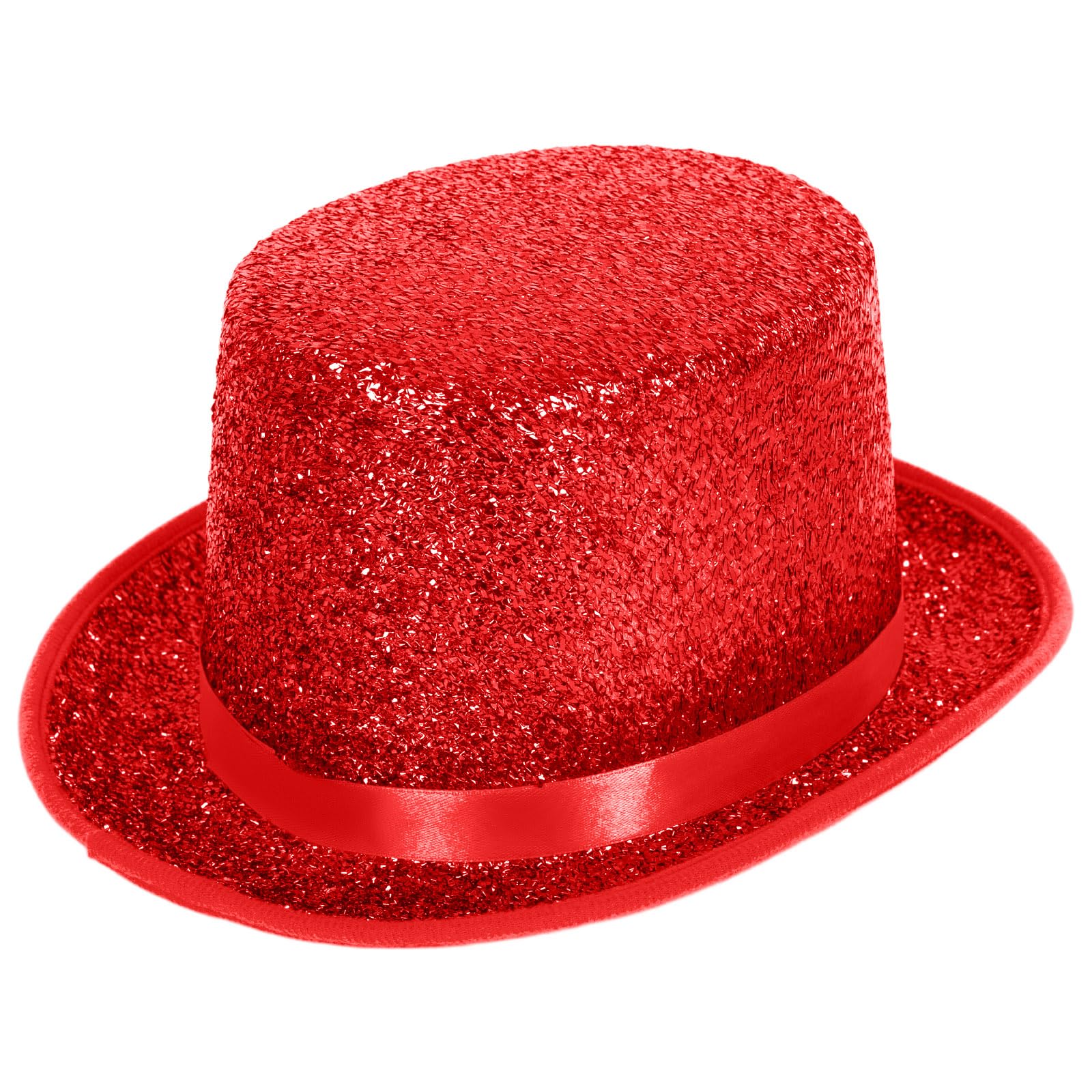 powerking Top Hats for Men Women Adults Shiny Tuxedo Costume Magician Hat Victorian Dress Up Christmas Topper Hats