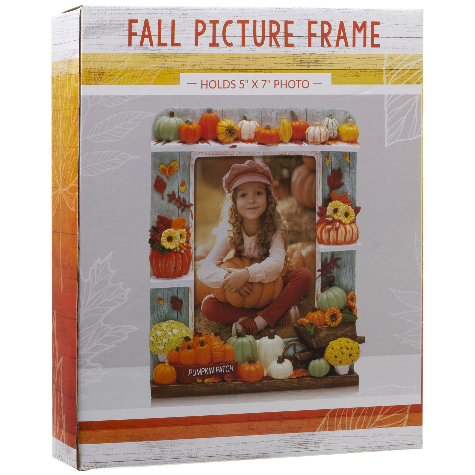 Geelin 24 Stück Herbst-Kürbis-Bilderrahmen Aus Holz, 14x19 Cm – DIY Bastelset Für Herbstdekoration & Geschenke