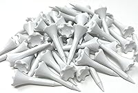 Vista 5 de NorthPointe Tees de Golf de Plástico de 1 ½" - Tees Cortos para Hierros, Par Tres, Híbridos y Campo de Práctica - Paquete de 50 o 100 a Granel