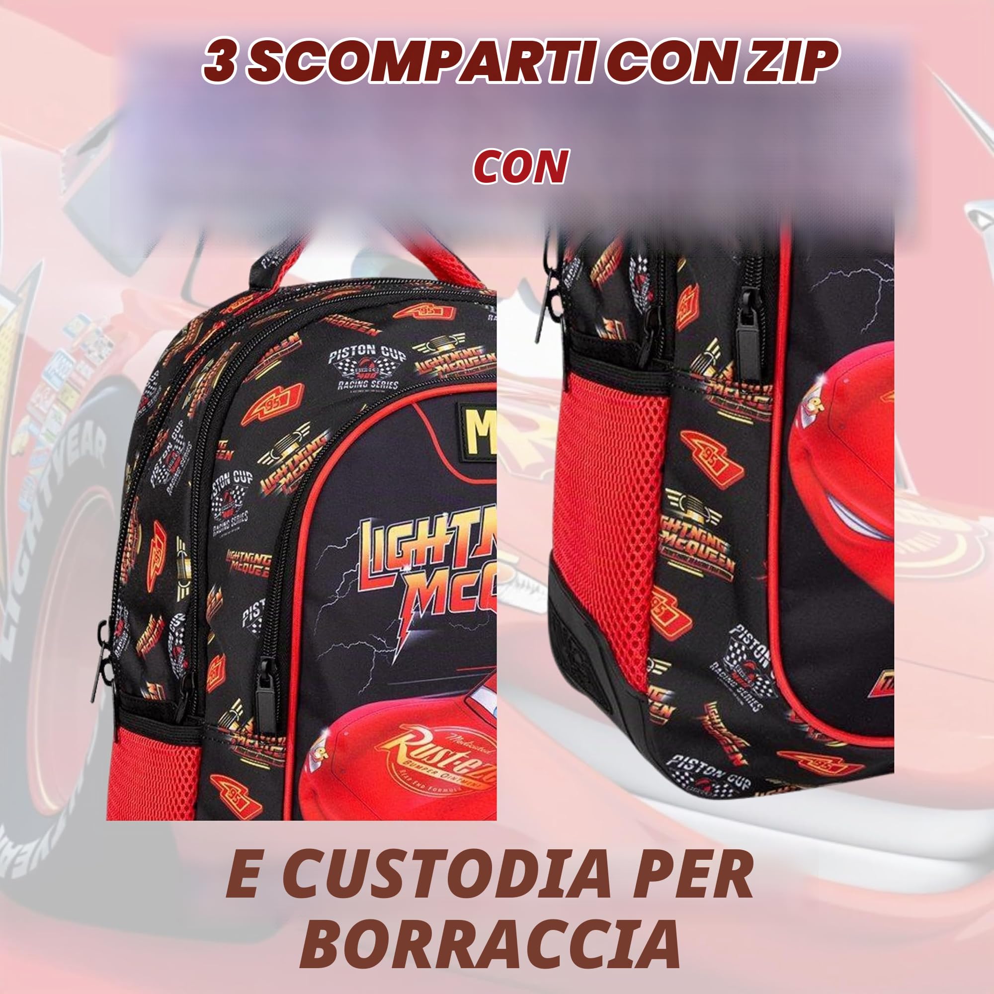 Disney Diakakis Zaino 3 Custodie