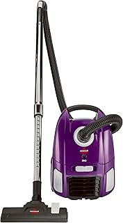 BISSELL Zing Lightweight, Bagged Canister Vacuum, Purple, 2154A