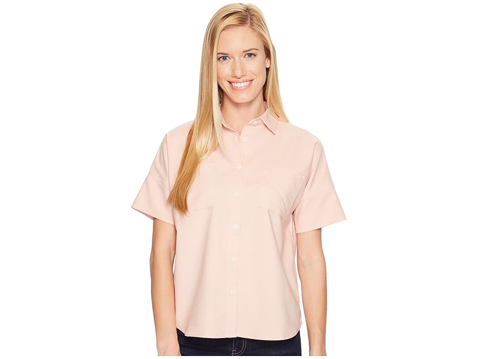 

United By Blue Short Sleeve Crestone Shirt (Blush) Women's Clothing