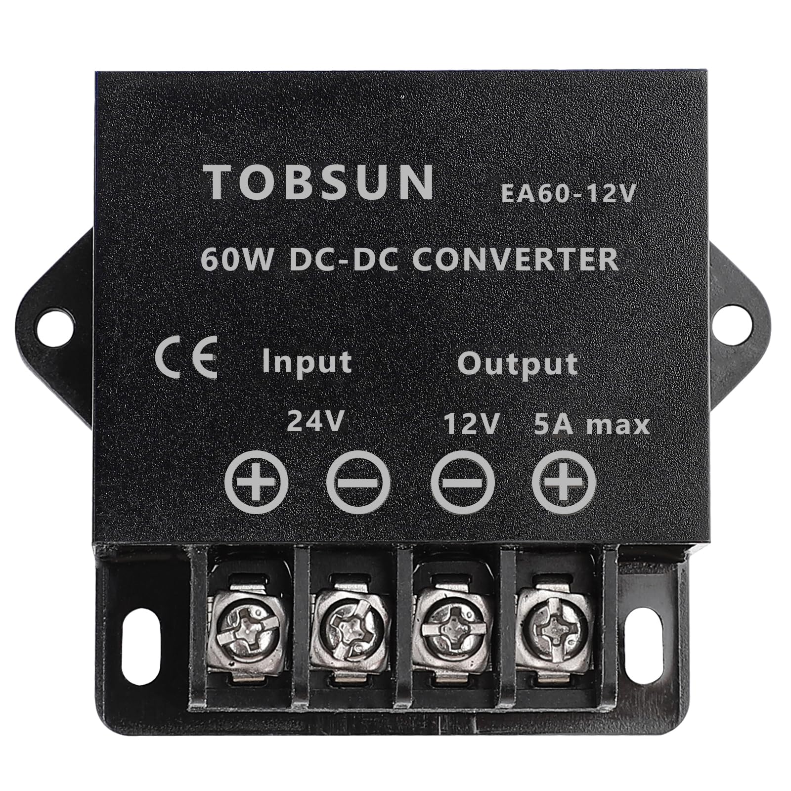 DC 24V to 12V 5A Converter 60W Voltage Step Down Buck Converter Regulator Reducer Power Converter Mini Module for Automotive, Industrial & DIY Electronic Projects