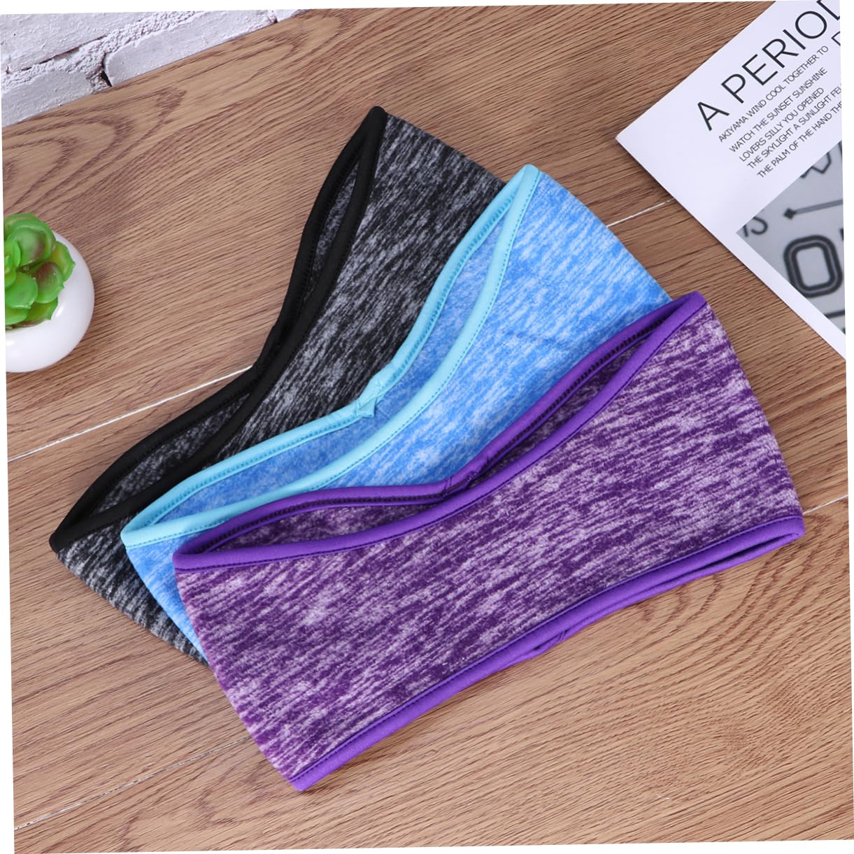 GALPADA 9pezzi Fascia Antiscivolo Fleece per Orecchie Scaldini per Corsa Yoga e Sport all Aperto
