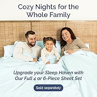 Vista 44 de Sábana encimera de bolsillo profundo, más suave que el algodón egipcio, 1 sábana encimera para colchón tamaño Queen