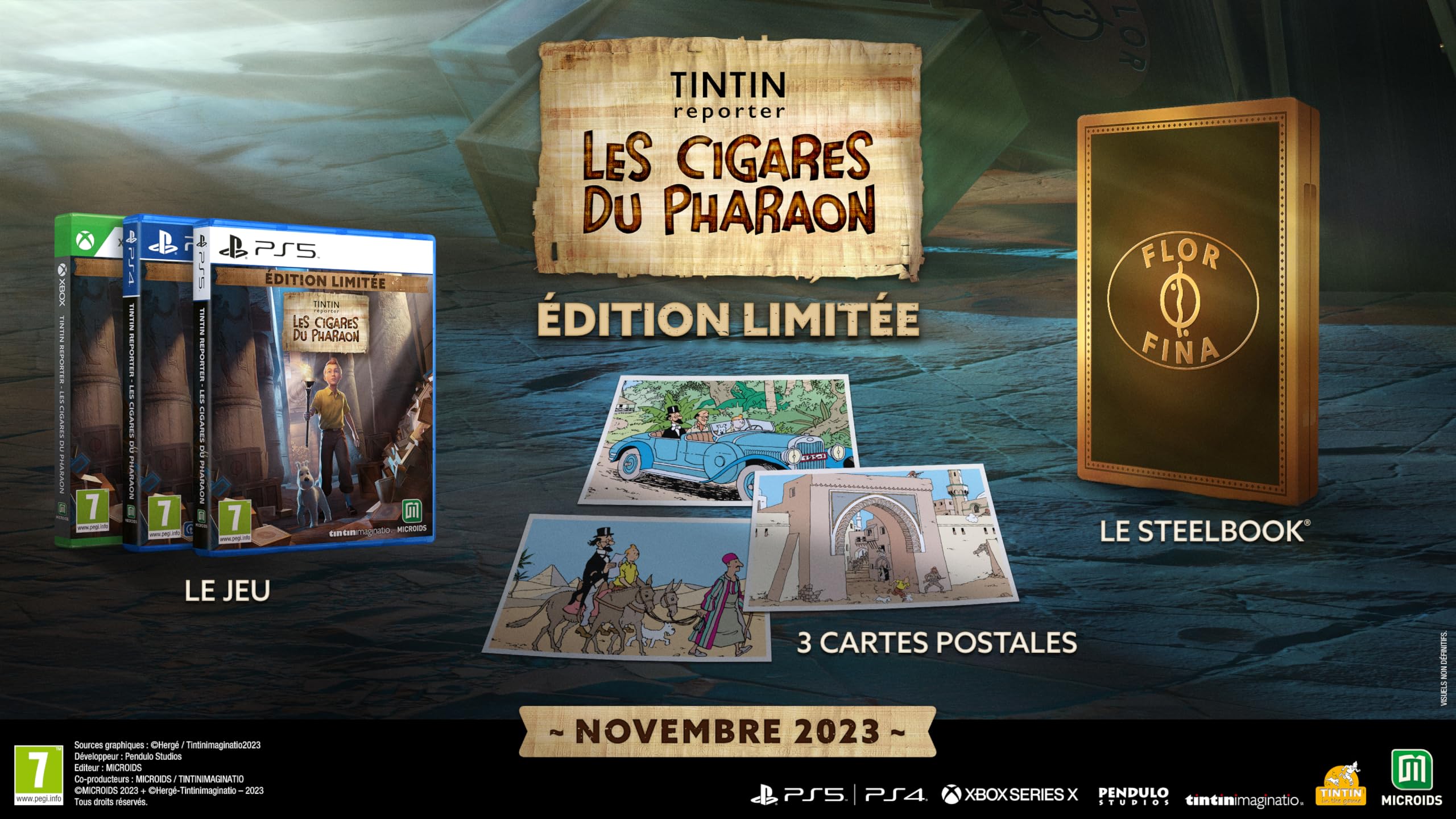 Tint�n Reportero - Los Cigarros del Fara�n - Juego Xbox Series X y Xbox One - Edici�n limitada