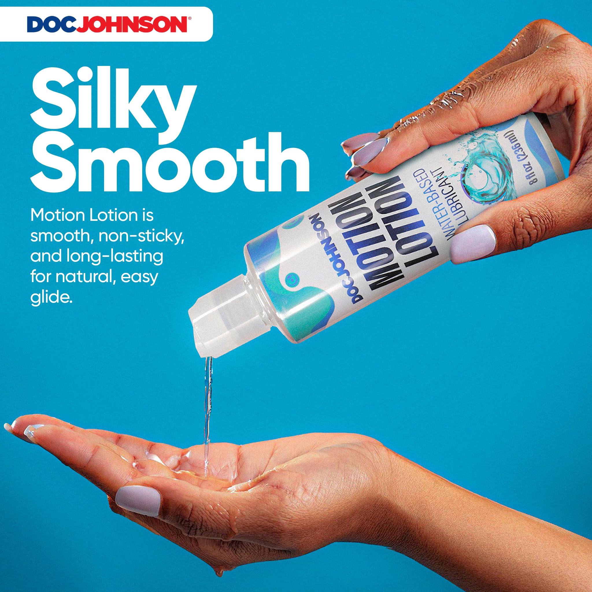 Amazon.com: Doc Johnson Motion Lotion, Water Based Personal Lubricant, 8  fl. oz., Clear : Health & Household