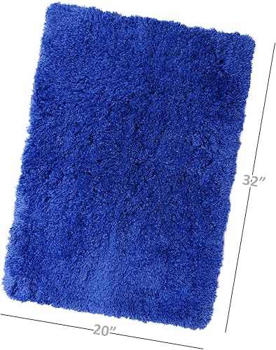 Miniatura 3 de Clara Clark Tapete de baño peludo con respaldo antideslizante de goma Tapete de baño súper suave