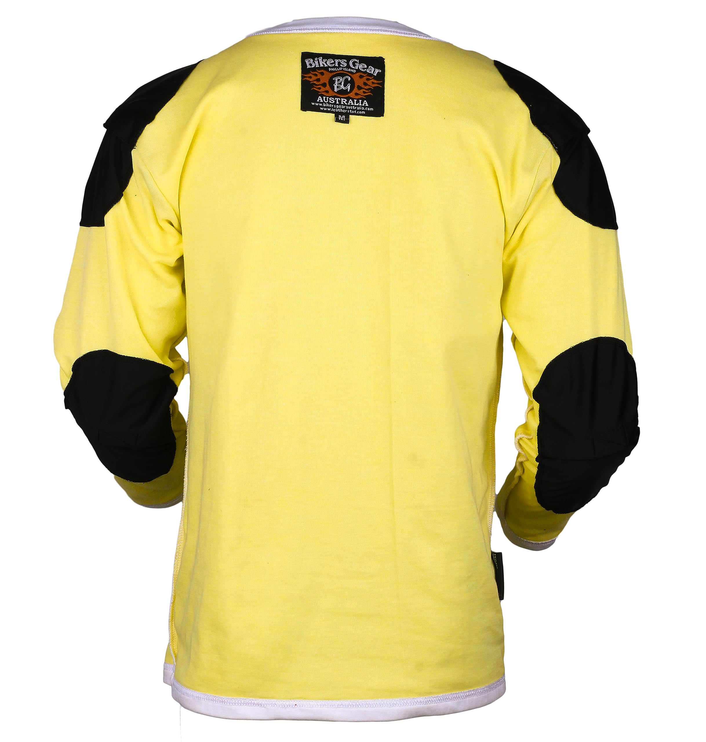 Bikers Gear Chemise de moto en Kevlar – Chemise de protection blindée pour moto Heavy GSM Dupont Kevlar Aramide avec armure de protection CE pour moto