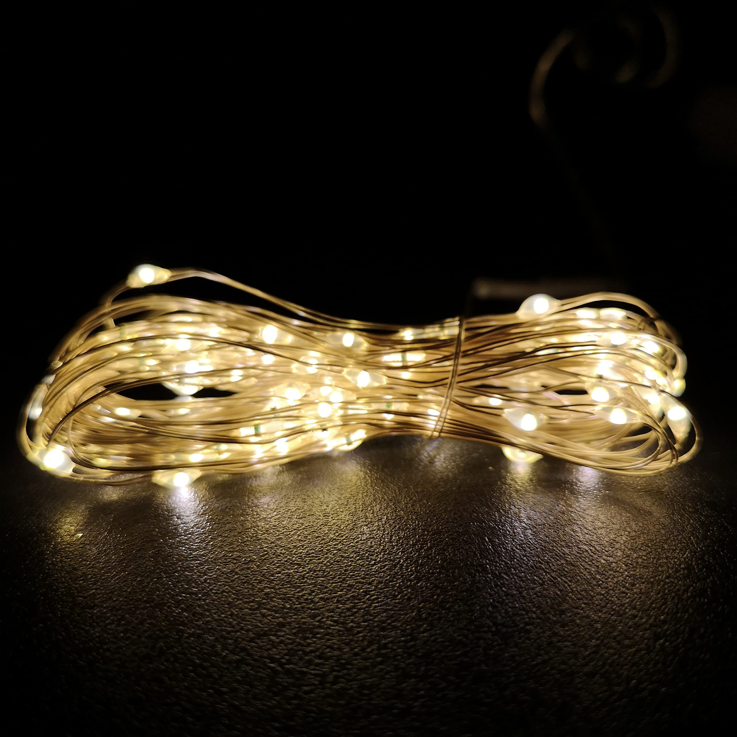 Samuel ALEXANDER 200 LED 10m Christmas Indoor Outdoor Multi Function Bright Micro Lights on Pin Wire with Timer in Multicoloured