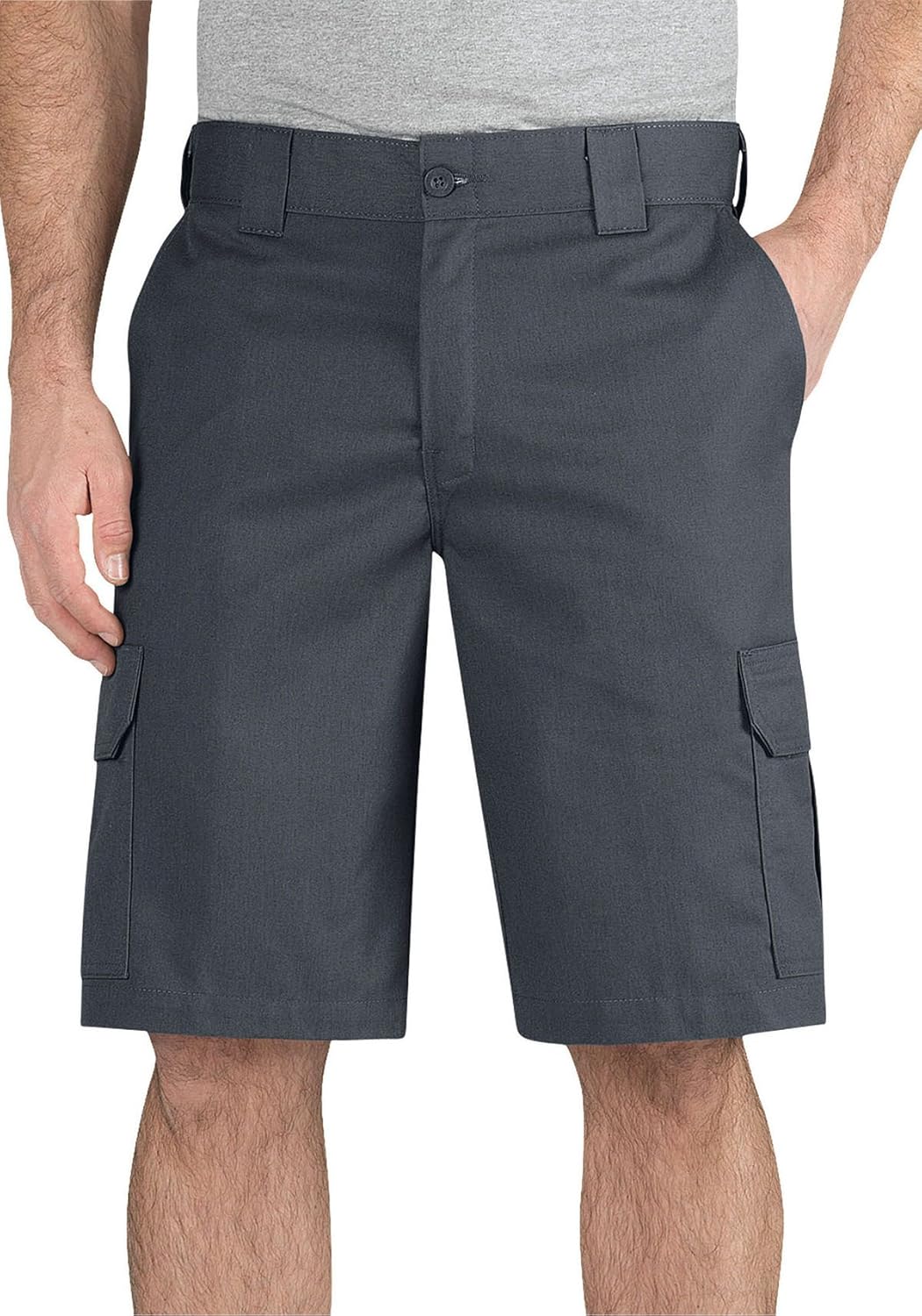 Dickies Men's 11 Inch Regular Fit Stretch Twill Work Short - Durable Cargo Style Shorts for Construction, Outdoor, Daily Wear