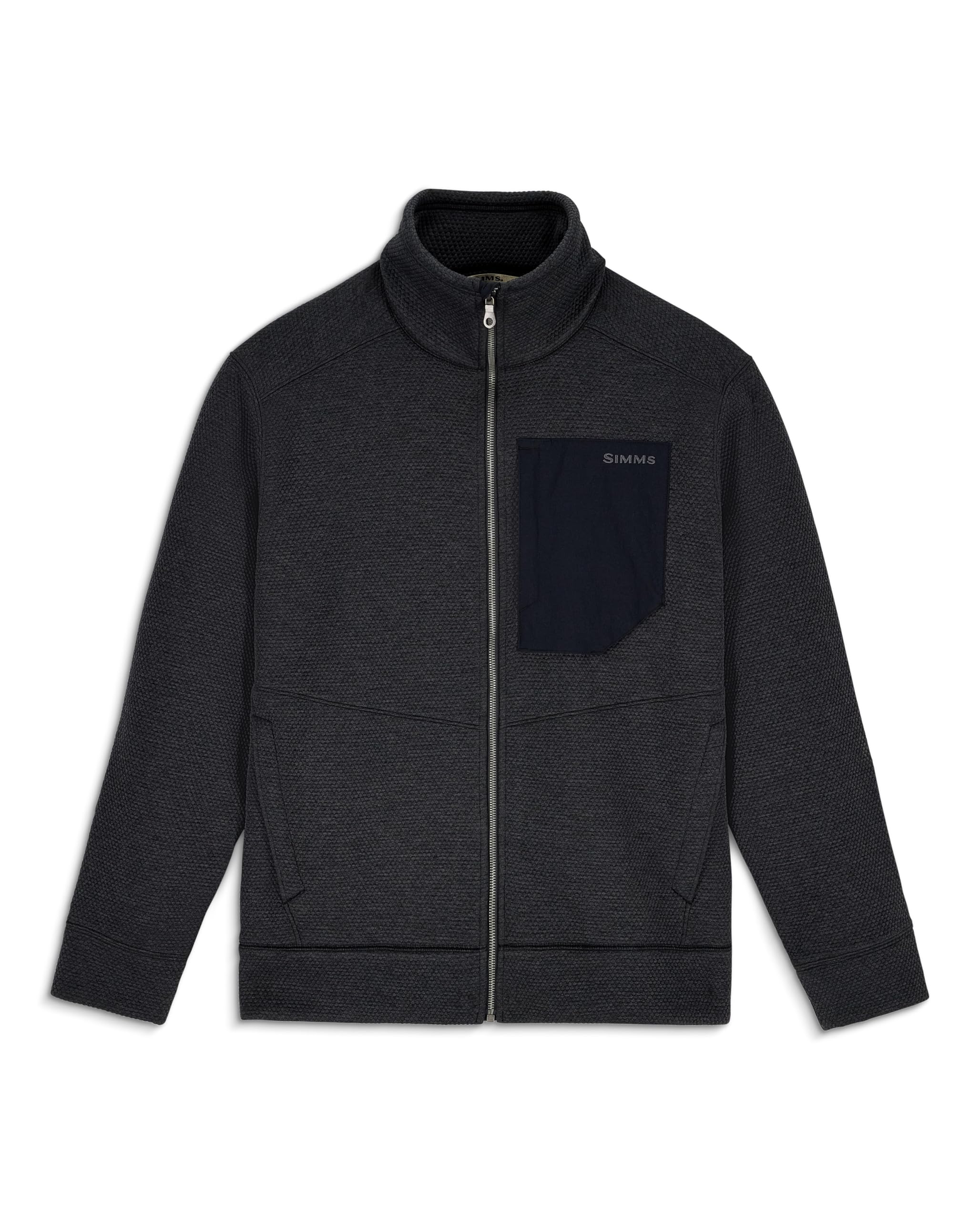 Simms M'S HARBOR FLEECE BLACK HEATHER L
