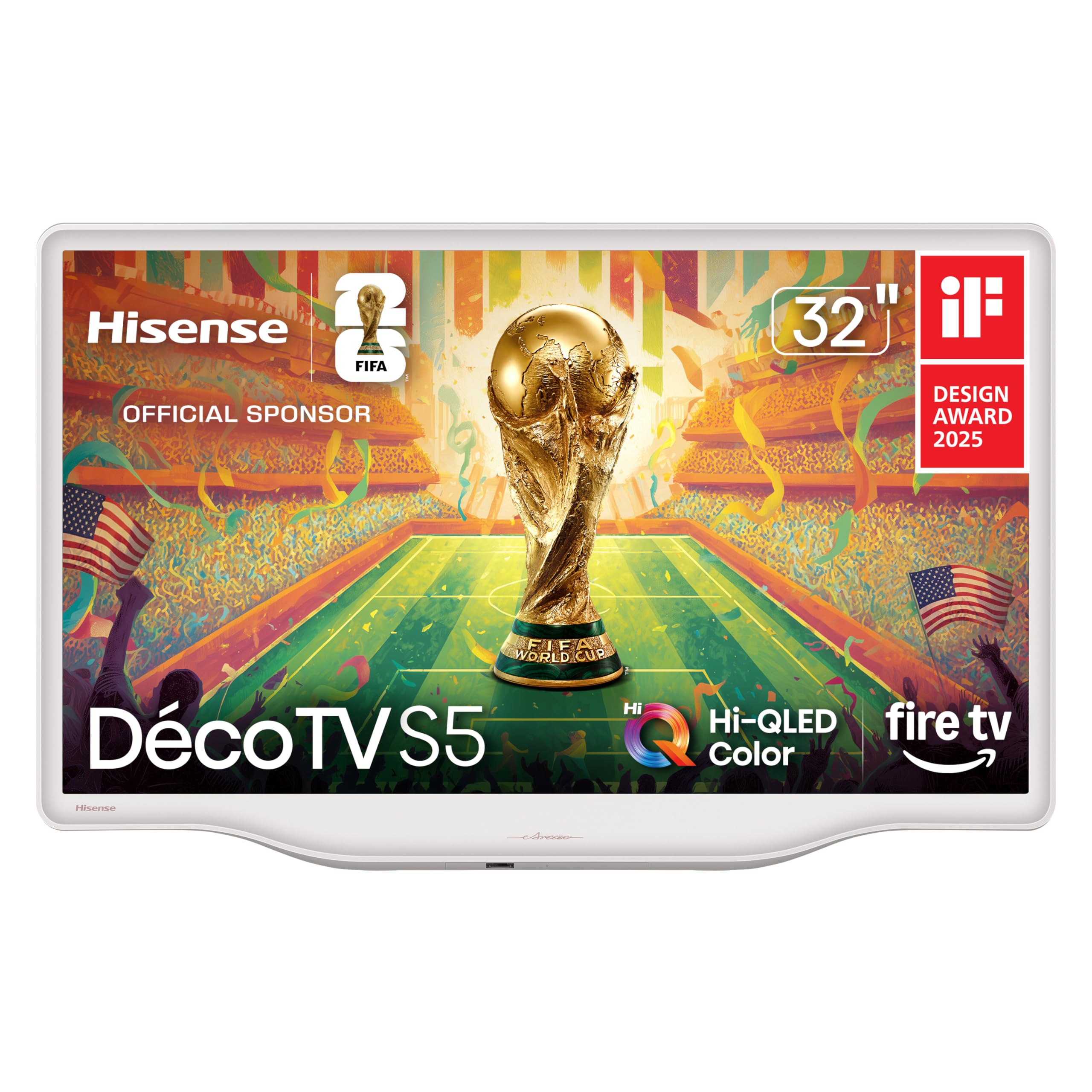 Amazon | Hisense 32インチ S5 DécoTVシリーズ QLED FHD スマートFire