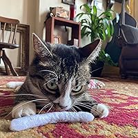 Vista 2 de Smokey's Stash Botella de hierba gatera de 2 onzas con juntas preenrolladas rellenas de nip para gatos, 5 juntas por paquete